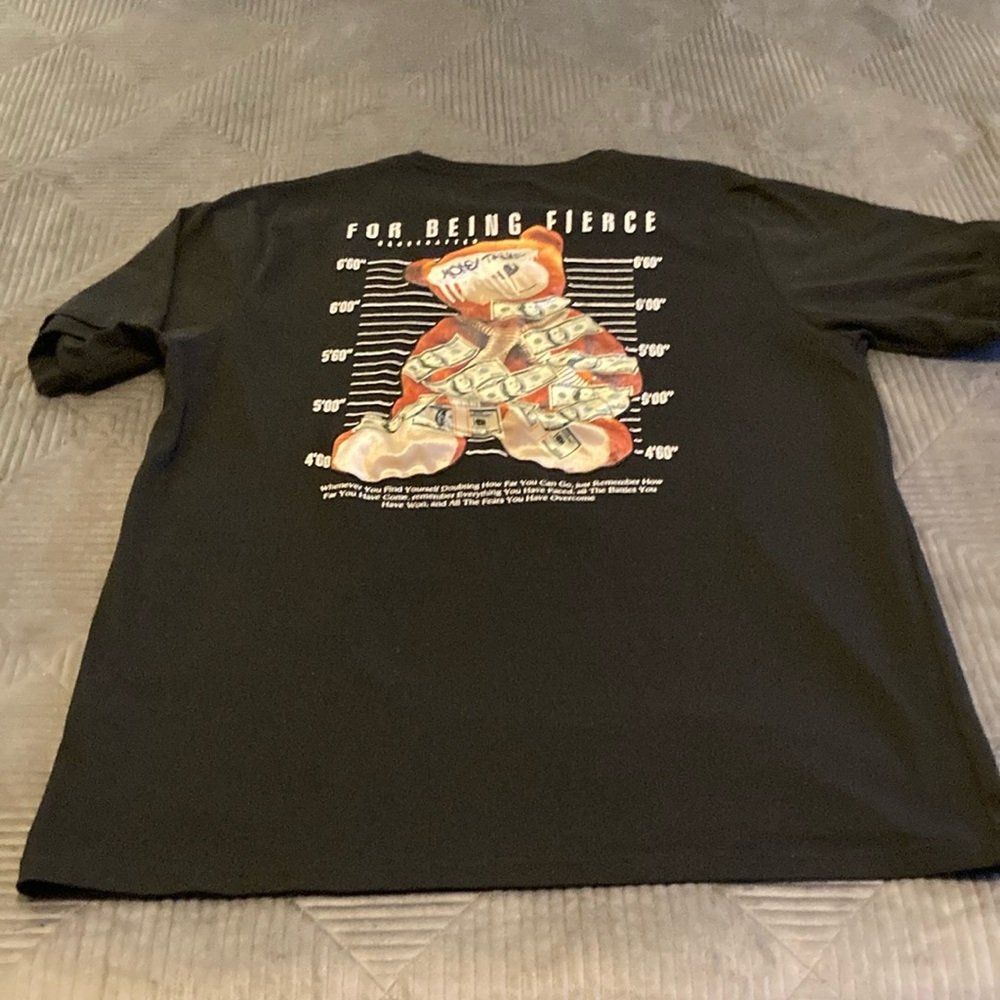 CR-24 Chrome Edge Money Talks Black Graphic T-Shirt Men’s 5XL EUC